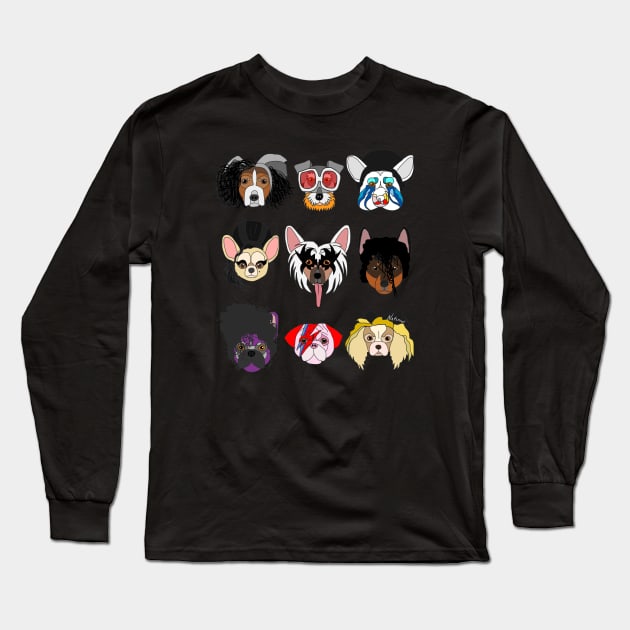 Pop Dogs Long Sleeve T-Shirt by notsniwart